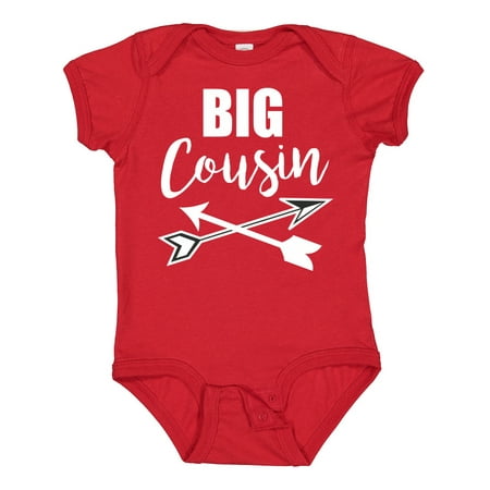 

Inktastic Big Cousin with Arrows Gift Baby Boy or Baby Girl Bodysuit