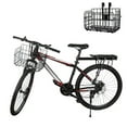 thumbnail image 4 of Dvkptbk Bike Basket Wire Mesh Fold-Up Bicycle Front Handlebar Storage Rear Hanging, 4 of 7