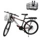 thumbnail image 4 of Cesta de malla de alambre para bicicleta, plegable, para guardar el manillar delantero de la bicicleta, para colgar en la parte trasera., 4 of 7