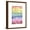 Brown Frame, variant on Art.com Under the Rainbow II Art Print by Grace Popp, 12" x 16"