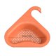 thumbnail image 2 of Cesta coladora para fregadero Filtro colgante triangular Estante de almacenamiento para fregadero (naranja), 2 of 2