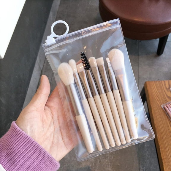 2024 Portable 8-Piece Makeup Brush Set M7Y0