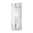 thumbnail image 5 of 20721-05 Livex Lighting Hillcrest - 1 Light Outdoor ADA Wall Lantern in Coastal Style - 4.75 Inches wide by 12 Inches high-Polished Chrome Finish, 5 of 12