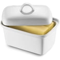 thumbnail image 1 of GOURMEX Large Butter Holder with Lid | Fits One Pound of Butter, 1 of 13