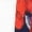 Navy Red Floral, variant on Women's Plus Size Navy Red Floral Cardigan, Long Sleeve Open Front Tunic with Pockets