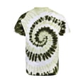 thumbnail image 2 of Victorious Men's Spiral Graphic Tie Dye T-Shirt TS7419 - Light Olive/Olive - Large, 2 of 2