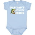 thumbnail image 3 of Inktastic Pap Pap's Fishing Buddy with White Text Boys Baby Bodysuit, 3 of 5