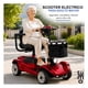 thumbnail image 3 of Silla de Ruedas Scooter Electrico Plegable Adulto Mayor rojo, 3 of 7