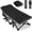 Black-new, variant on Portable Camping Cot, Sleeping Cots for Adults, 28" Extra Wide Heavy Duty Folding Cot Max Load 600LBS with Thick Mattress, Portable Camping Bed for Outdoor Camp/Office, Home Nap (Black)