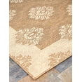 thumbnail image 4 of Furnish My Place Design1087 Neutral 6'7"x9'7" Contemporary Oriantal Modern Floral Area Rugs For Indoor & Outdoor, Easy To Clean & Fade Resistant Washable Rug, Neutral, 4 of 5