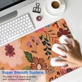 thumbnail image 4 of Long Mouse Pads for Desk,Pioneer Flower Floral Print Pattern Desk Mats on Top Of Desks, Desk Mouse Pad Extra Large with 3mm Non-Slip Base and Stitched Edge for Gaming,Office,Work,Home 35.4"x15.7", 4 of 6