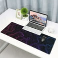 thumbnail image 2 of Topographic Mouse Pad XXL Large Gaming Purple Desk Mat Computers Keyboard Desk Pad with Non Slip Rubber Base 31.5 X 11.8in, 2 of 6