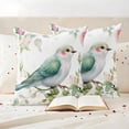 thumbnail image 3 of Bird Pillow Covers 2 Pack Spring Flower Pillowcase Waterproof Outdoor Throw Pillow Cover for Patio Garden Square Cushion 18”x18”, 3 of 9