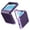 Darkpurple, variant on Galaxy Z Flip 5 5G Case, 2023 Upgrade Rugged Military Grade Protection Shockproof Hinge Protection Anti-Scratch Bumper Phone Case Cover for Samsung Galaxy Z Flip 5 - Darkblue