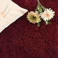thumbnail image 5 of Homore Cute Fluffy Velvet Carpet Soft Washable Area Rugs for Bedroom/ Living Room Decoration,5'x8',Dark Red, 5 of 8