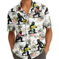 thumbnail image 5 of Bigfoot Hawaiian Shirts for Men Women, Bigfoot Hawaiian Shirt, Sasquatch Tropical Short Sleeve Button Down Shirt, 5 of 7