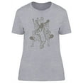 thumbnail image 1 of Men And Women In Action T-Shirt Women -Image by Shutterstock, Female XX-Large, 1 of 2