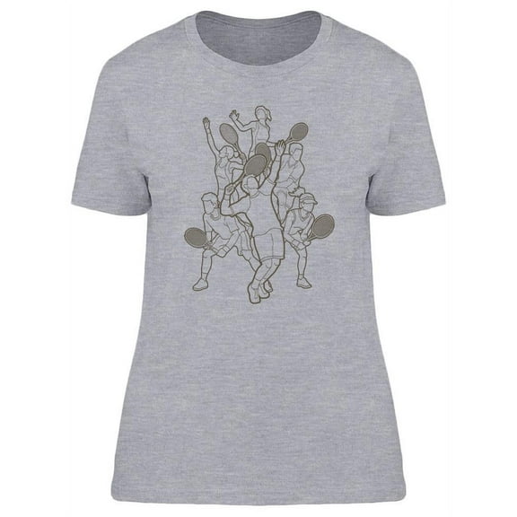 Men And Women In Action T-Shirt Women -Image by Shutterstock, Female Medium