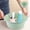 Green, variant on AUHomi 1Pack Thickened Round Plastic Wash Basin, Portable Dish Tub Multi Purpose Basin Laundry Wash Tub, Round Cleaning Pail, Household Tub for Kitchen Bathroom (10" x 4", Green)