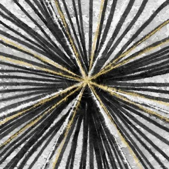 Black and Gold Canvas Art - Linda Woods(24X24)