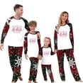 thumbnail image 2 of Wowcloth Family Christmas Pajama Set, Cozy Printed Two-Piece with Long Sleeves and Pants, Homewear Loungewear for Holiday and Everyday Use, 2 of 5