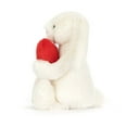 thumbnail image 2 of Bashful Red Love Heart Bunny - 12.2in, Sweet and Shy Red - Hearted Bunny Plush New with Tag, 2 of 4