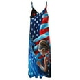 thumbnail image 4 of 4th of July Sleeveless Dress Woman Fashion Long Dresses Women's Summer Suit Dress Summer 2025 Women, 4 of 7