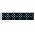 thumbnail image 3 of Ambesonne Teal Fabric by the Yard Upholstery, Flower Silhouettes Pattern Art, 5 Yards, Pastel Brown and Violet Blue, 3 of 5