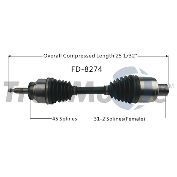 CV Axle Shaft Fits select: 2011-2014 FORD F150 SVT RAPTOR
