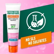 TheraBreath Sensitive Toothpaste, 24/7 Sensitivity Relief. SLS Free, Gentle Mint, 4 Oz