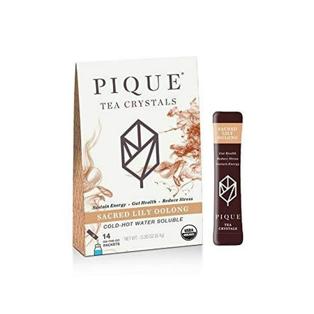 PIQUE Organic Sacred Lily Oolong, Gut Health, Energy, Antioxidants, 1 Pack (14