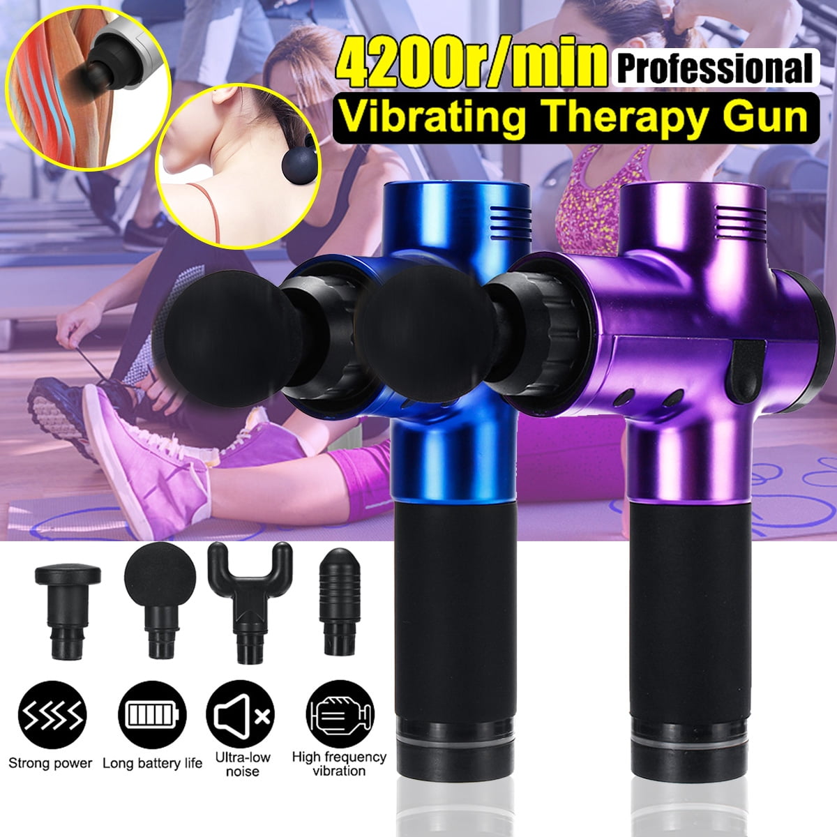 Massager Vibrating Therapy Gun Sport Massage Muscle Relaxing Heating Shoulder,Muscle Massage Gun