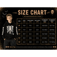 thumbnail image 5 of HILEELANG Boys Halloween Hoodie Glow in the Dark Skeleton Sweatshirt Black 12Y, 5 of 15