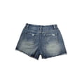 thumbnail image 2 of Komoo Women Denim Shorts Summer High Waist Rolled Hem Jeans Ripped Shorts Casual Stretchy Short Pants Hot Shorts, 2 of 5