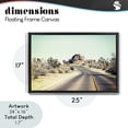 thumbnail image 3 of Road Trip Joshua Tree Park Black Framed Floater Canvas Wall Art, design by Joseph S Giacalone, 3 of 10