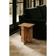 thumbnail image 4 of Moe's Home Collection Blair Accent Table Golden Forest Marble Stone Side Tables, 4 of 4