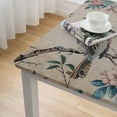 thumbnail image 4 of HAOXIT Tablecloth Premium Table Cover Decorative Rectangle Tablecloths Washable Kitchen, Dining, Parties - Peacock Uthopia - 52*52, 4 of 7