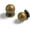 Antique Brass, variant on Goo-Ki Set of 12 -Sleek Round Brushed Gold Cabinet Knobs - Modern and Minimalist Hardware for Stylish Home Enhancement - 1 Inch Diameter