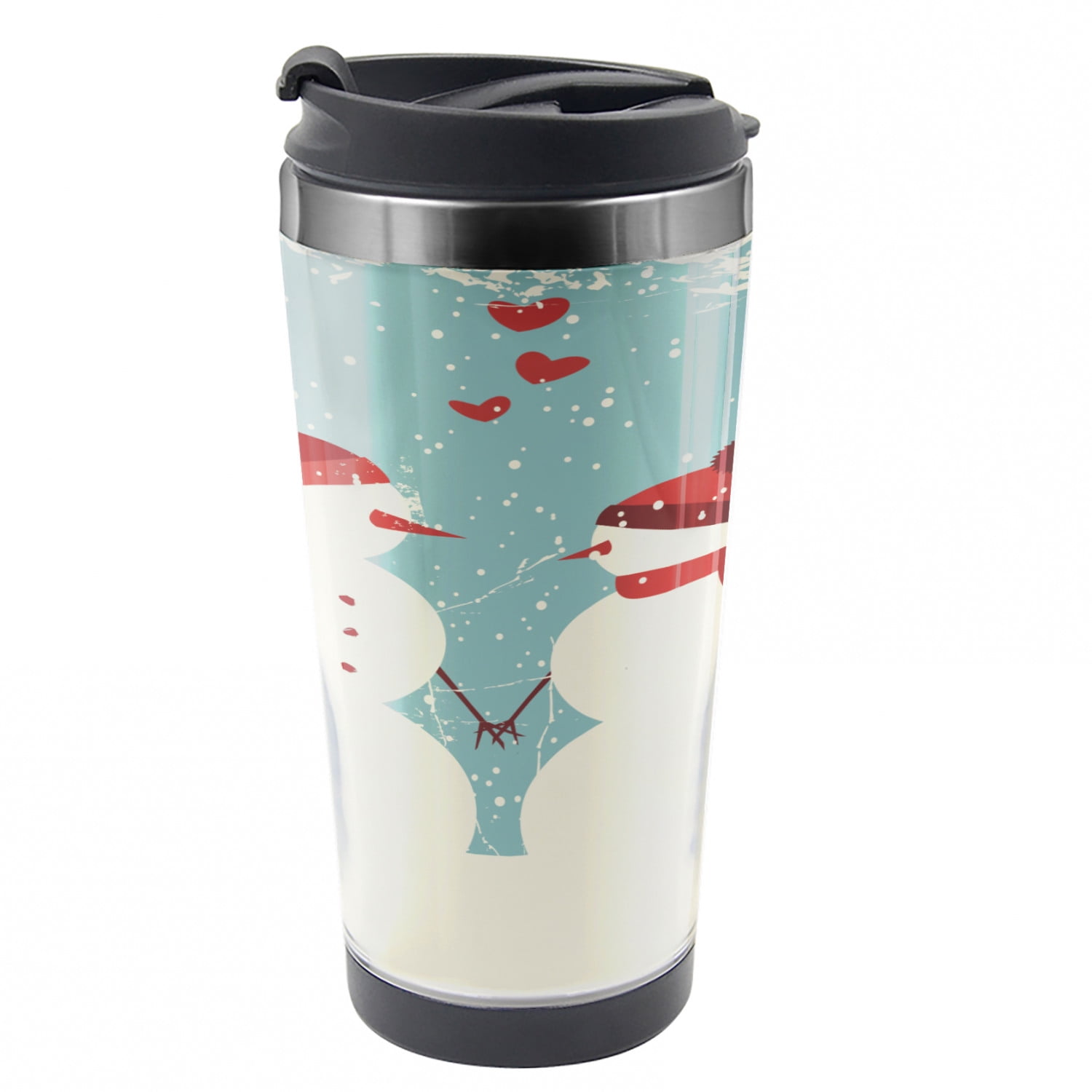 Picasso 20-Ounce Stainless Steel Travel Mug with Insulated Wetsuit Cover Mugzie MAX Two Women Running