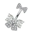 thumbnail image 2 of Belly Button Bow Body Piercing for Valentine's Day Anniversary Birth, 2 of 8
