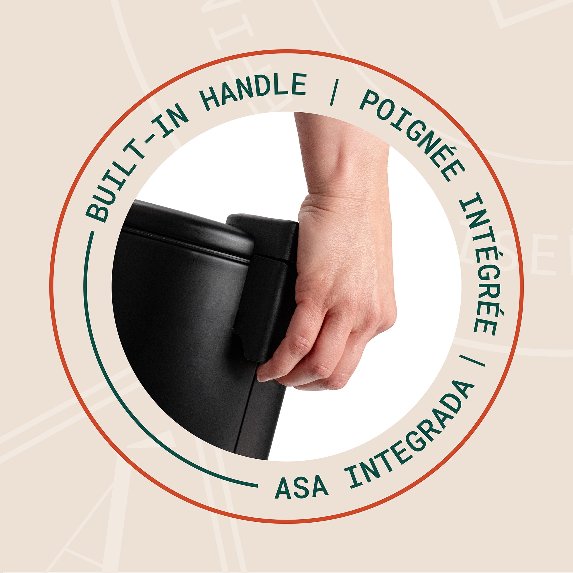 Acento Rondo 1.3 Gallon Round Step Trash Can with Soft-Close Lid, Removable Liner Bucket, Premium Pedal Metal Waste Bin for Bathroom, Bedroom, Dorm, Office, Matte Black