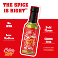 thumbnail image 3 of Cajun Nation Cajun HEAT Jalapeño Hot Sauce, 5 oz – Creamy Green Pepper Sauce – Low Sodium, No MSG – Louisiana-Style Cajun Condiment, 3 of 7