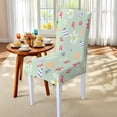 thumbnail image 4 of TSOVTHRID Easter Eggs Floral Paw Print Tablecloth Stretch Dining Chair Slipcovers Removable Table Cloth Chair Dustproof Cover Furniture Protector Kitchen Easter Decor, 7 Pcs, 4 of 6