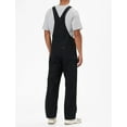 thumbnail image 3 of Carhartt mens Loose Fit Firm Duck Insulated Bib Overall Work Utility Outerwear, Black, Small US, 3 of 5