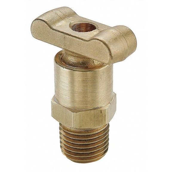 Parker Drain Cock Ball Valve,Brass,3/8 In DC603-6