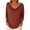 Red, variant on tarylea Tops for Women Trendy Cowl Neck Long Sleeve Shirts Solid Color Dressy Tops Casual Loose Fall Basic Tops