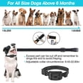 thumbnail image 6 of Moclever 2 in 1 Wireless Electric Dog Fence Waterproof Pet Shock Boundary Containment System 20-850ft Electric Training Collar for Small Medium Large Dogs, 1 Transmitter 2 Receiver Collars, Gold, 6 of 15