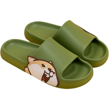 

CoCopeaunts Summer Slippers for Women Cartoon Animal Slippers Cozy Outdoor House Slippers Slides