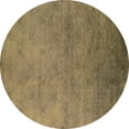 thumbnail image 1 of Ahgly Company Indoor Round Oriental Brown Industrial Area Rugs, 8' Round, 1 of 4
