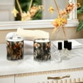 thumbnail image 4 of Yayeee 2 Pack Qtip Holder Bathroom Cotton Swab Canister with Lid Clear Dispenser Set, Watercolor Space, 4 of 6